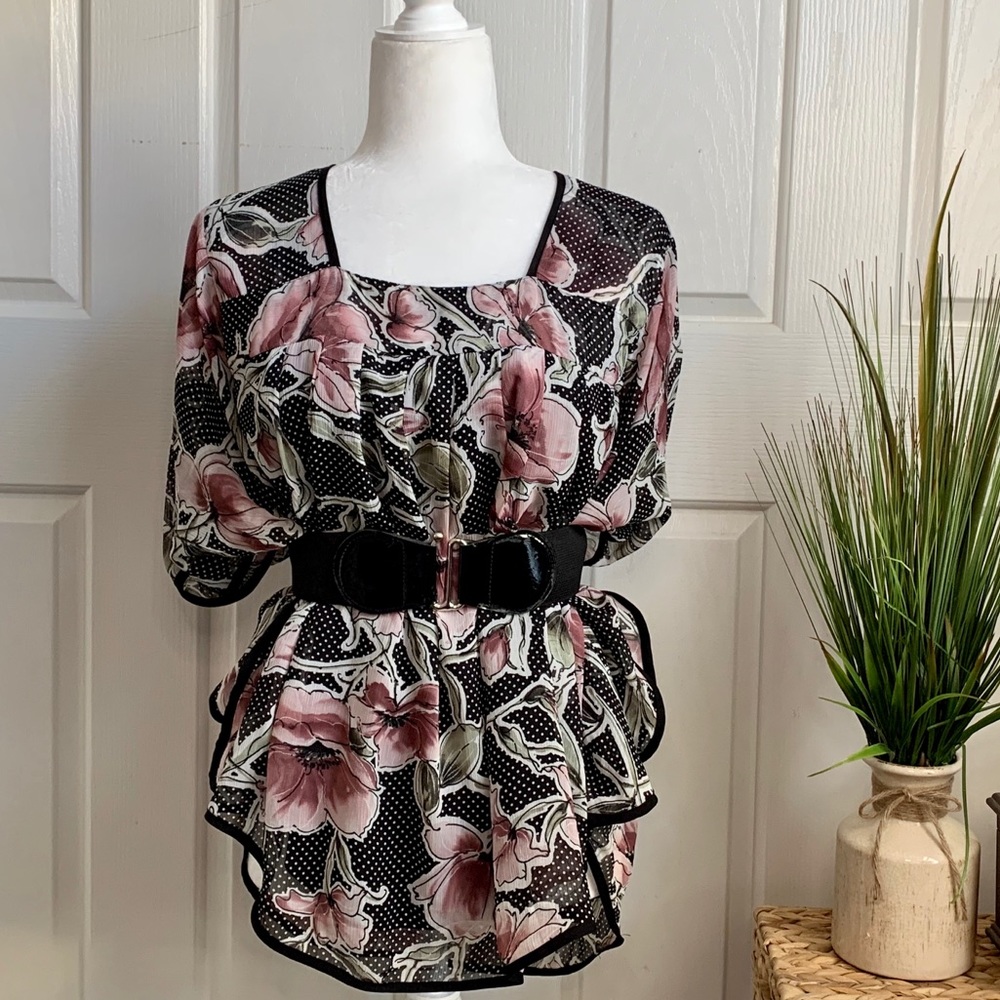 Floral printed blouse